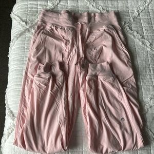 Lululemon dance studio joggers. Light pink. Size 8